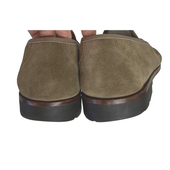 Ferragamo mens shoes suede slip on /loafers size 13 main image 8